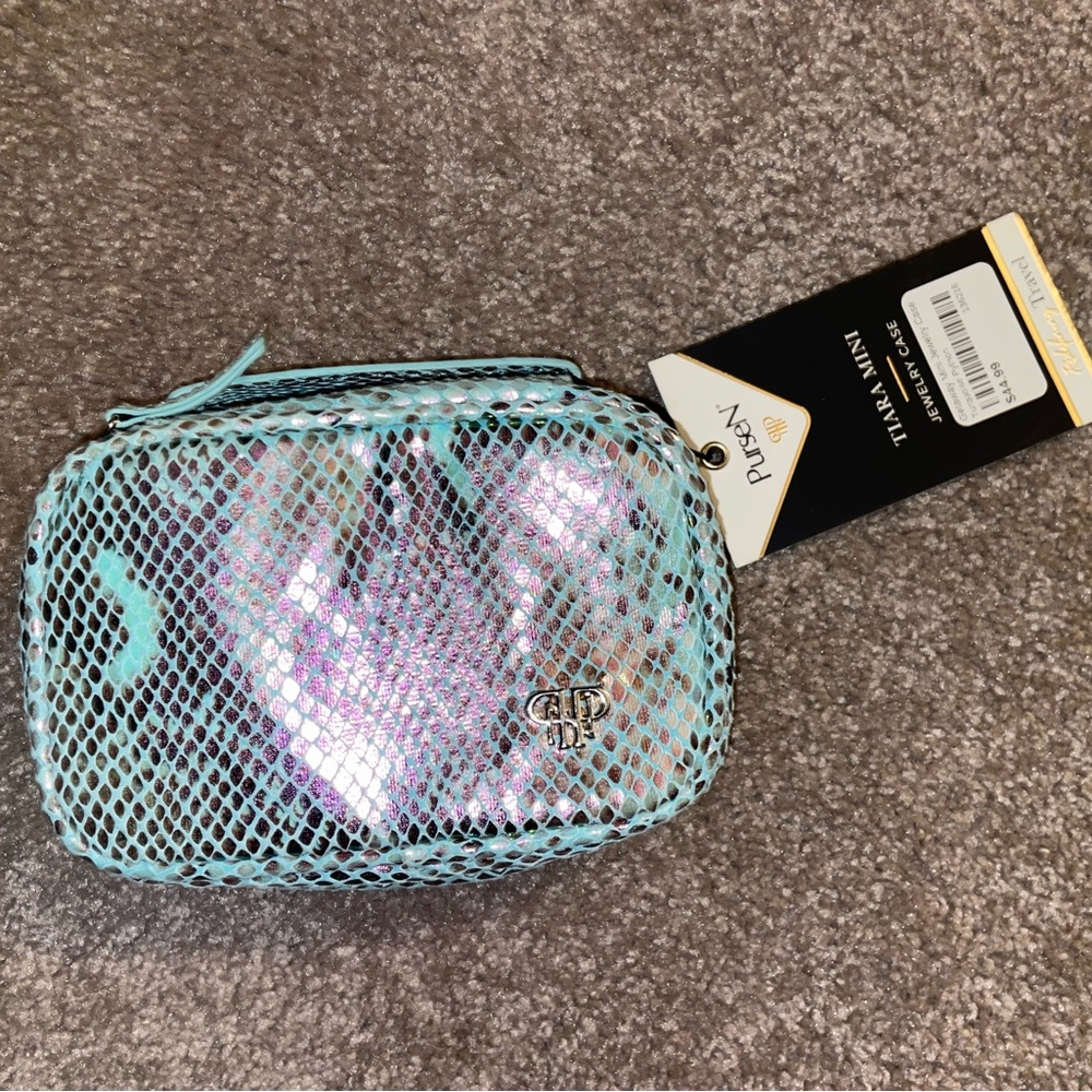 Teal Jewelry/Travel Bag
